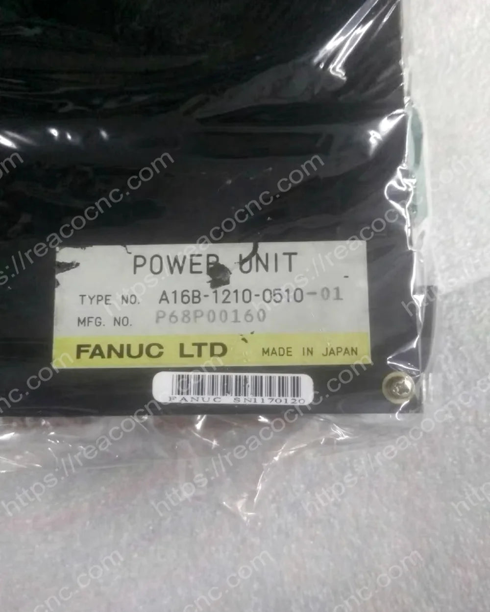 A16B-1210-0510 power unit model and revision label