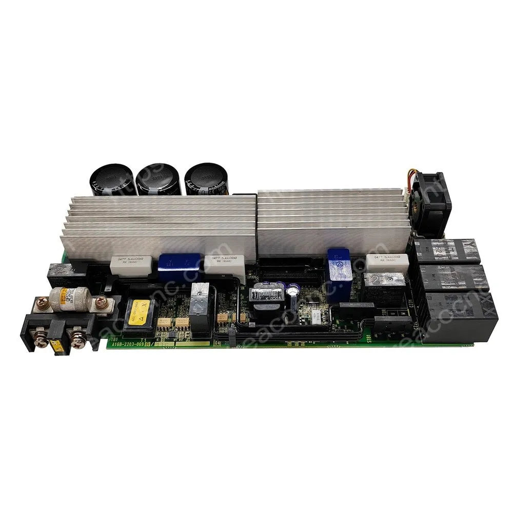 A16B-2203-0698 three-axis servo wiring board front view