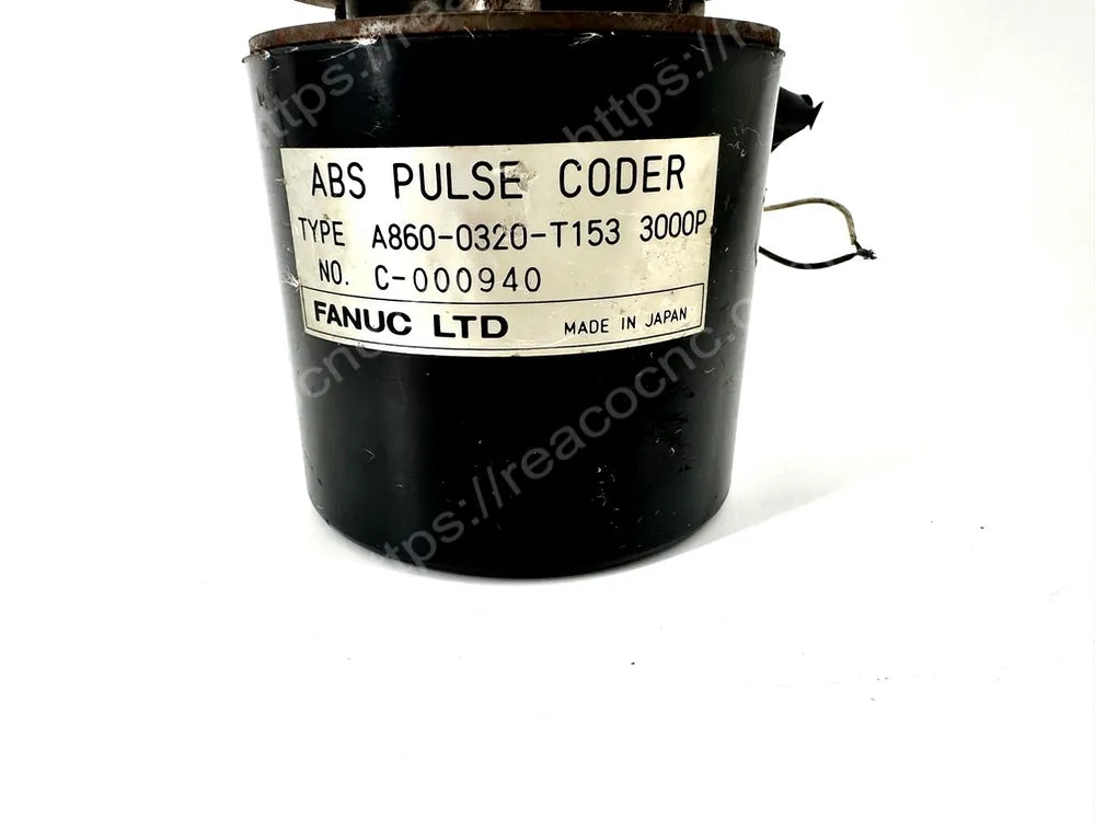 FANUC A860-0320-T153 3000P ABS pulse coder nameplate