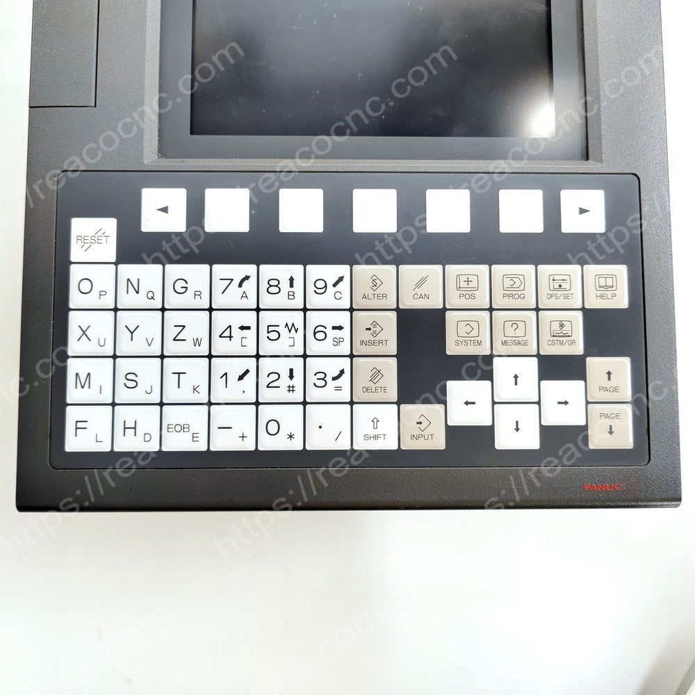 keyboard view of FANUC 0I-MC(A02B-0309-B522) System (Portrait) part - Buy/Repair unit 0I-MC A02B 0309 B522