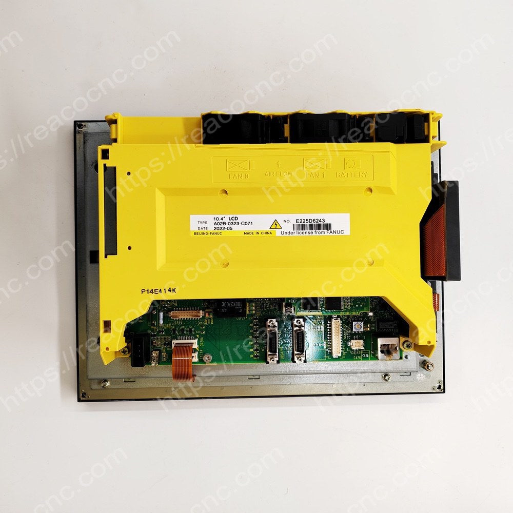 Back view of FANUC 10.4''LCD A02B-0323-C071 Display part - Buy/Repair unit 10.4''LCD A02B 0323 C071