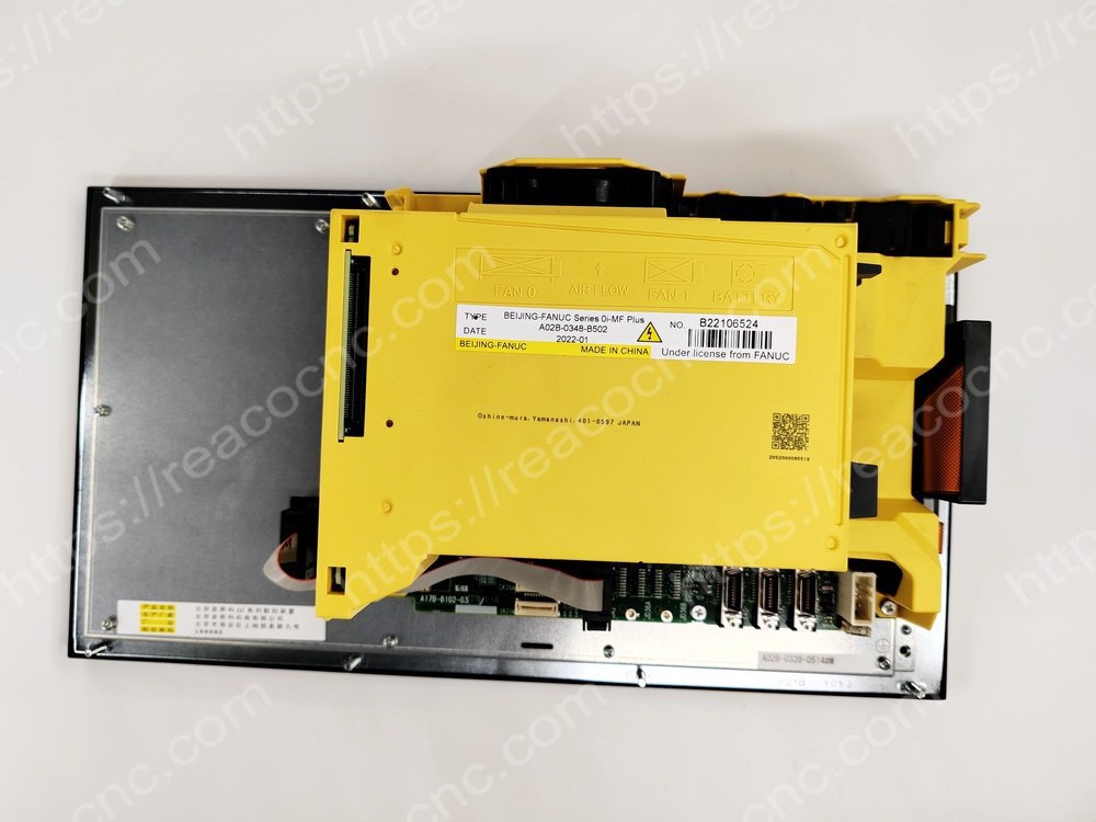 Back view of FANUC A02B-0348-B502 System (Landscape) part - Buy/Repair unit A02B 0348 B502