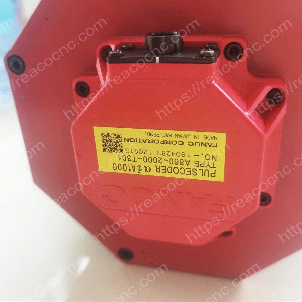 Repair or Buy FANUC A06B-0243-B100 AC Servo Motor - Left side image of model A06B0243B100