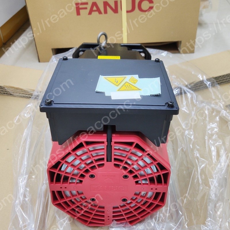 FANUC A06B 2446 B103 AC Servo Motor Side View 1 - Available for purchase - A06B-2446-B103
