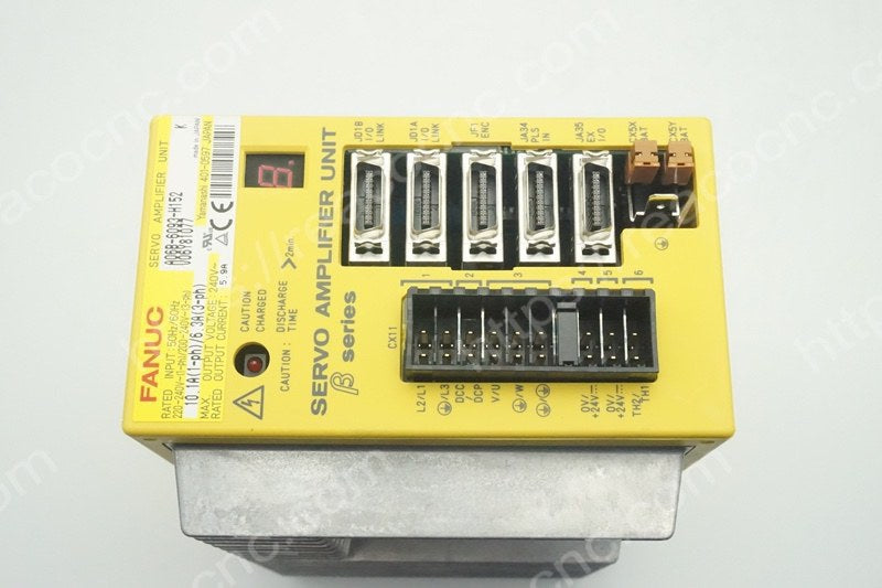 Buy FANUC A06B-6093-H152 Drive - Full front view - Repair Service available for A06B 6093 H152
