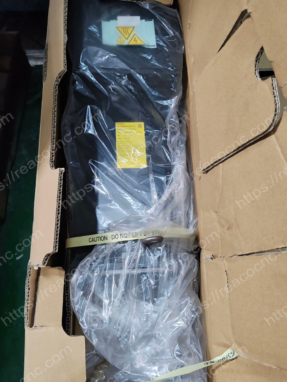 Buy FANUC A06B2447B1130202 AC Servo Motor - Full front view - Repair Service available for A06B 2447 B113#0202