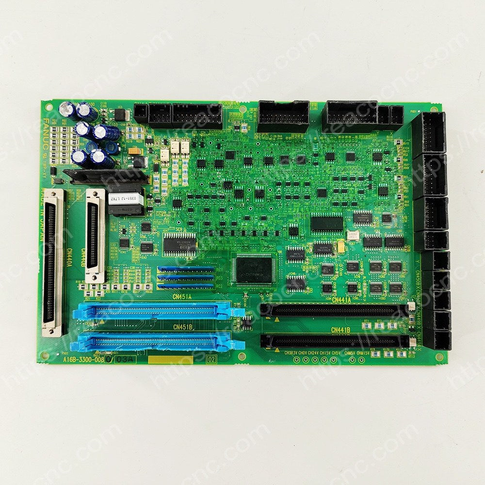 Buy FANUC A16B-3300-0080 Circuit Board - Full front view - Repair Service available for A16B 3300 0080