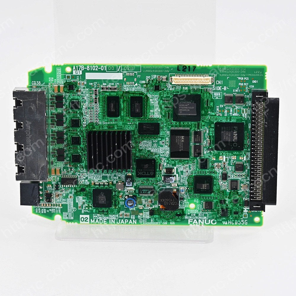 Buy FANUC A17B-8102-0100 Robot Profinet Communication Board - Full front view - Repair Service available for A17B 8102 0100