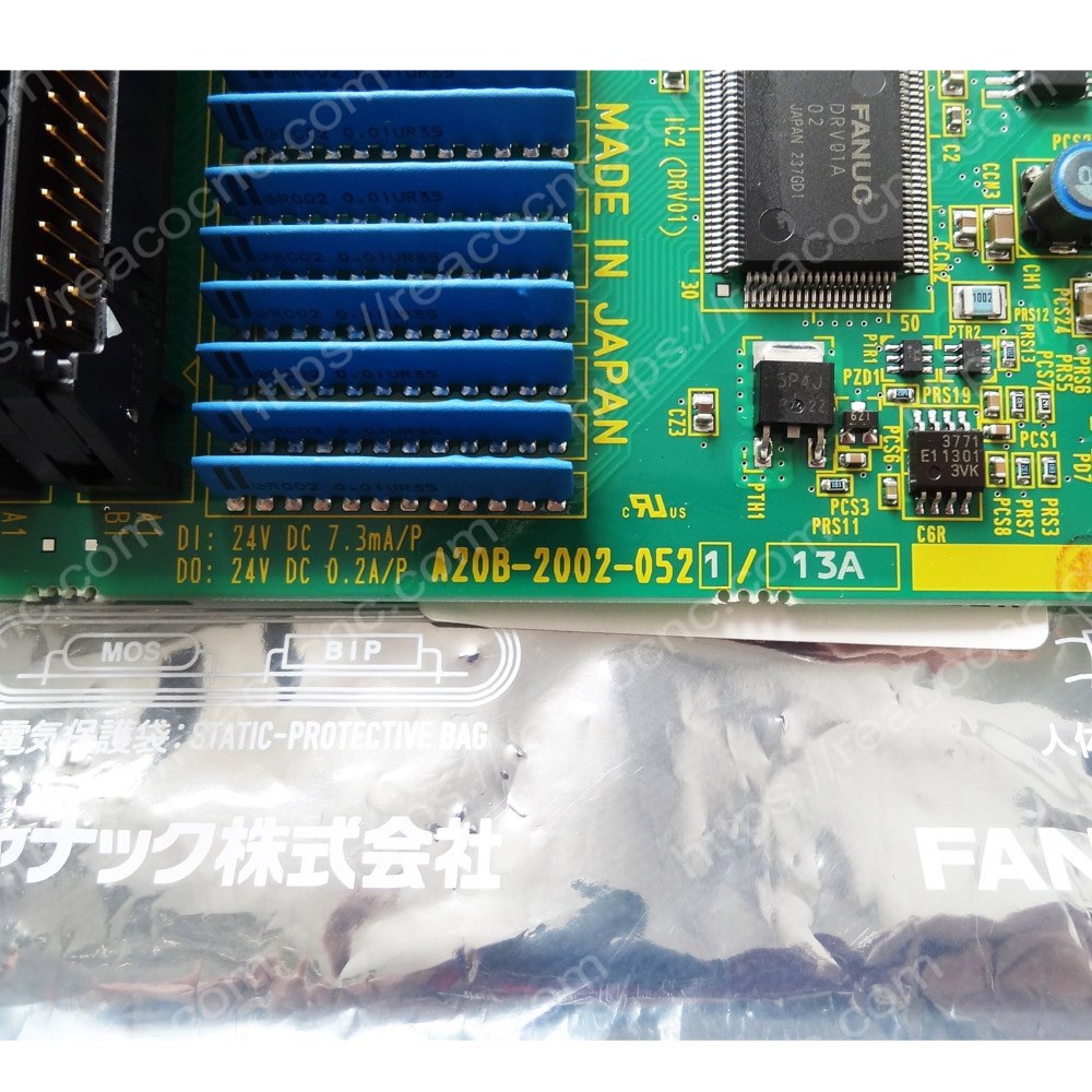 Buy or Repair FANUC A20B-2002-0521 IO Board – model number label