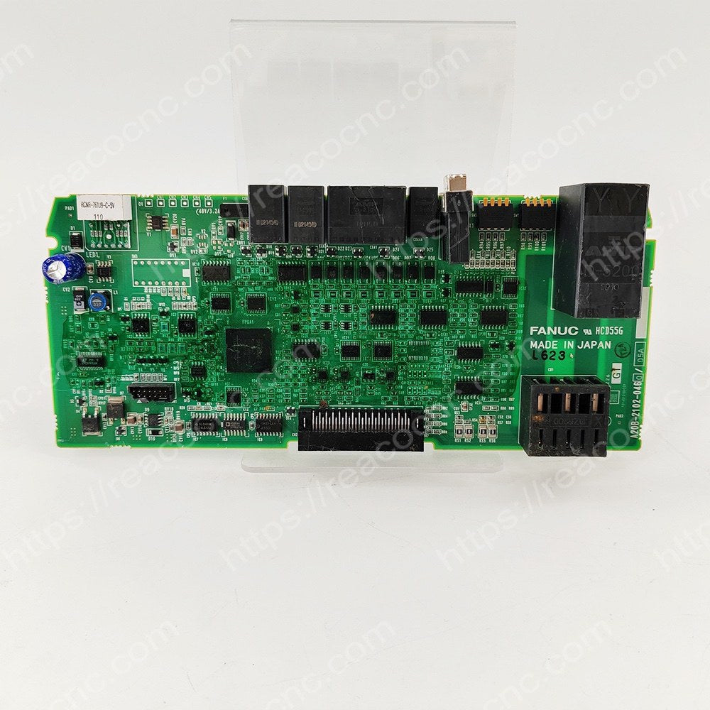 Buy FANUC A20B-2102-0460 Drive Board Side Panel - Full front view - Repair Service available for A20B 2102 0460