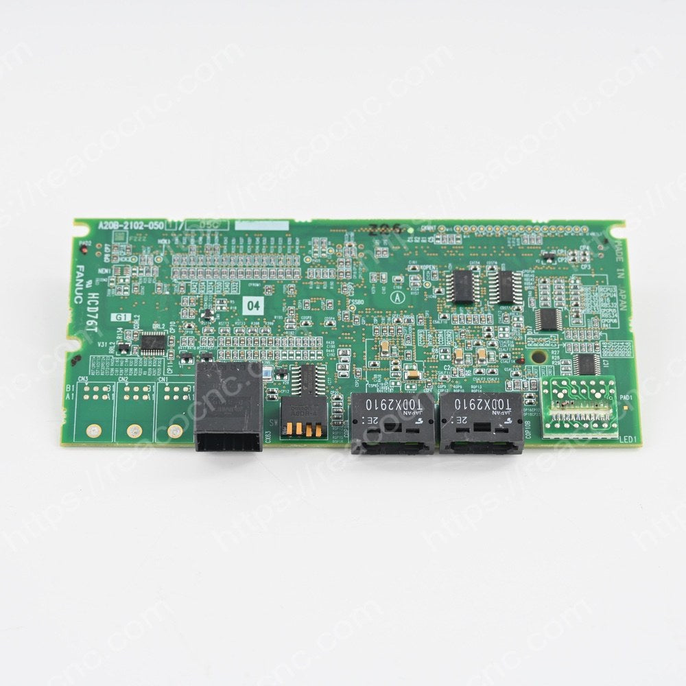Buy FANUC A20B-2102-0501 MFPLUS Three-in-One Drive Side Board - Full front view - Repair Service available for A20B 2102 0501