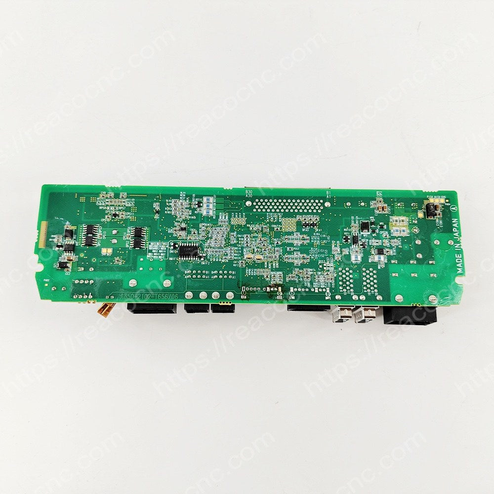 Back view of FANUC A20B-2102-0650 Drive Control Board - Buy/Repair unit A20B21020650