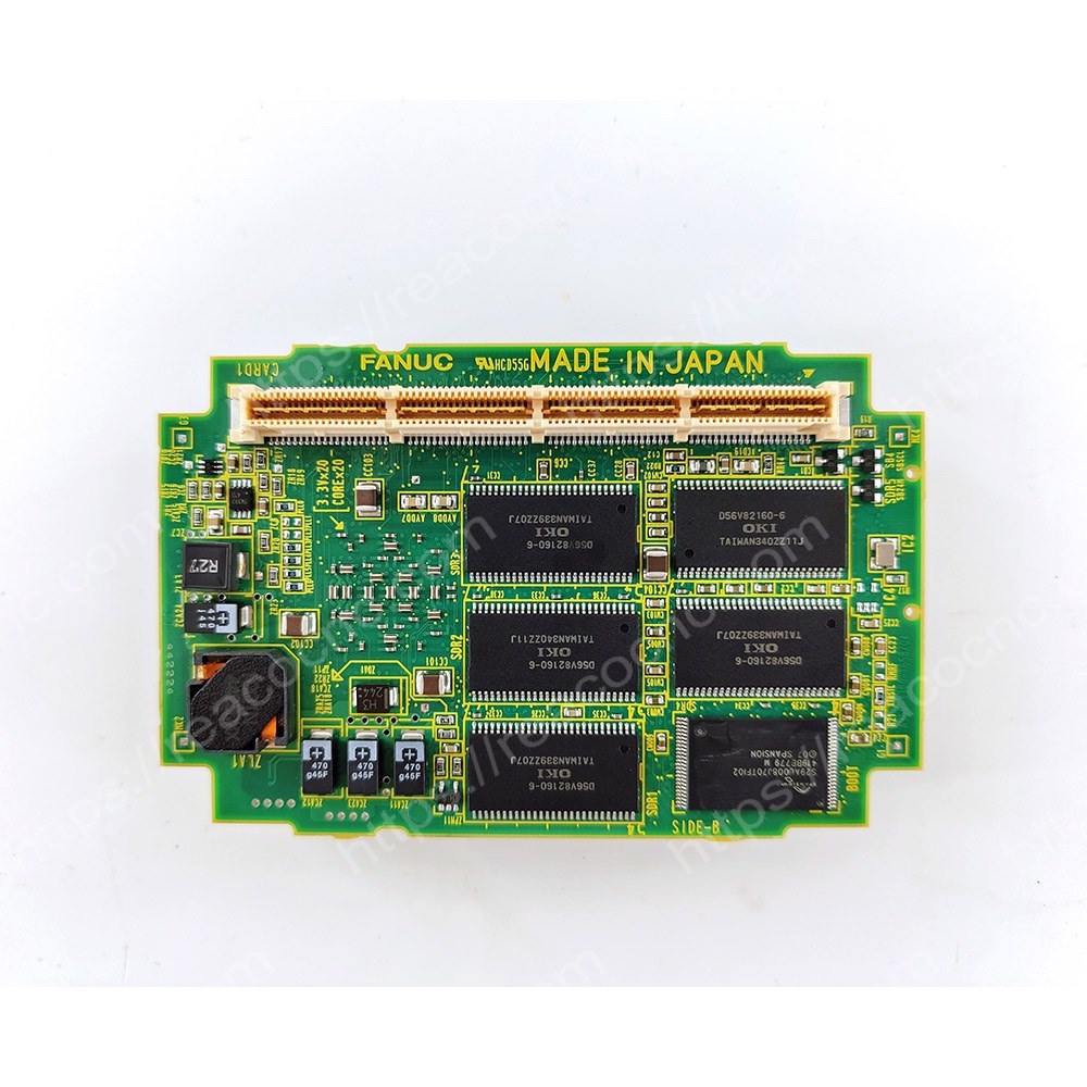 Back view of FANUC A20B-3300-0653 CPU Board - Buy/Repair unit A20B33000653
