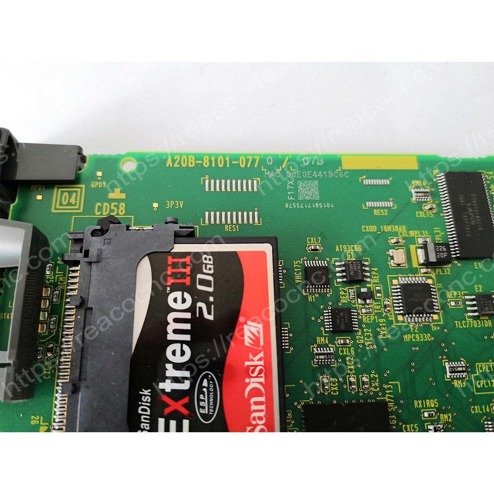Buy or Repair FANUC A20B-8101-0770 Robot Channel Card – model number label