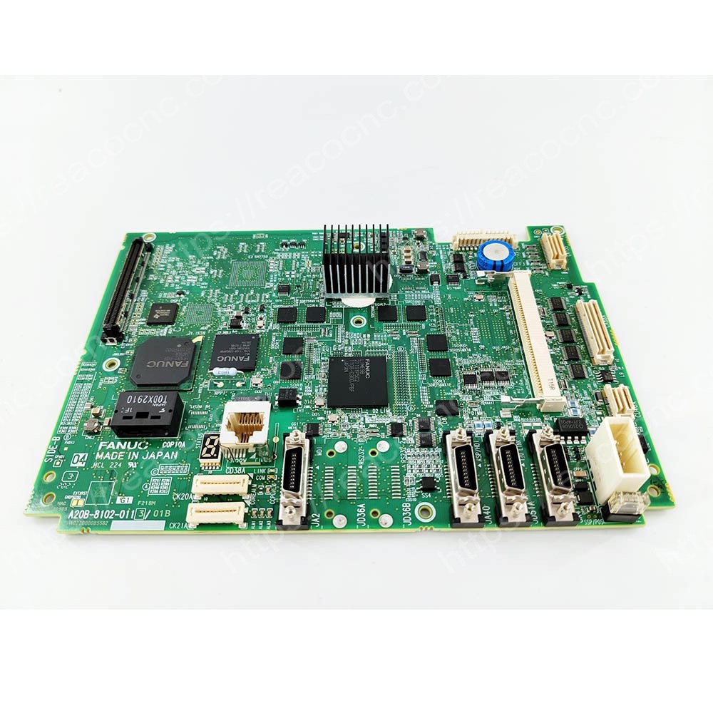 Buy FANUC A20B-8102-0113 MF/TF PLUS System Main Board - Full front view - Repair Service available for A20B 8102 0113