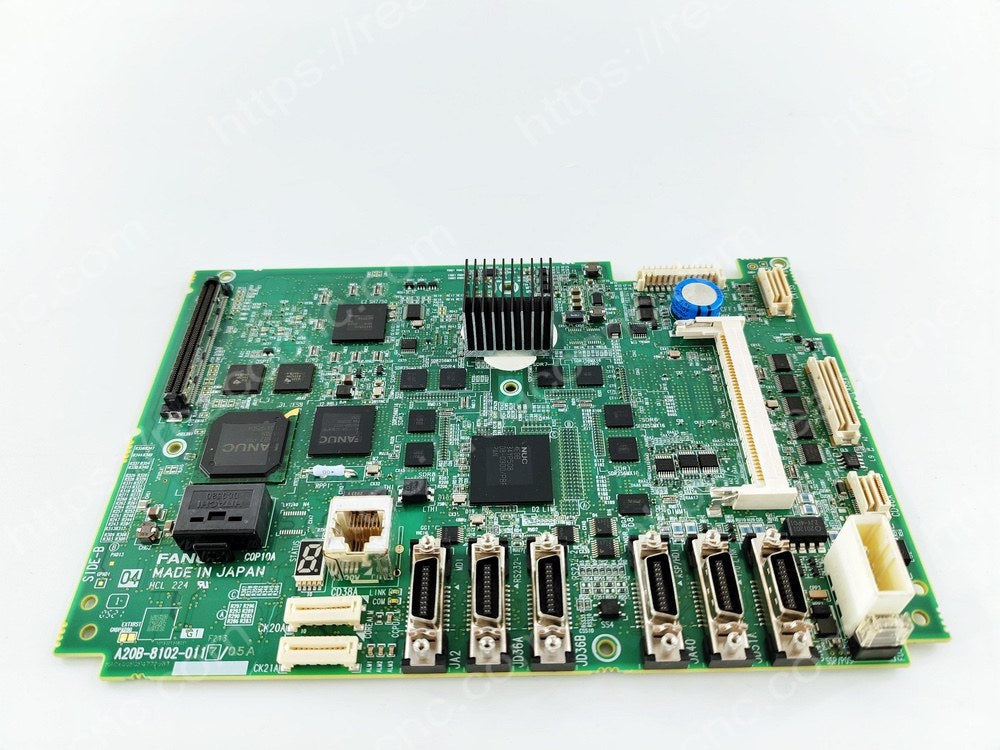 Buy FANUC A20B-8102-0117 MF/TF PLUS System Main Board - Full front view - Repair Service available for A20B 8102 0117
