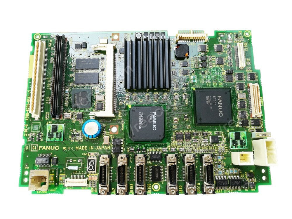 Buy FANUC A20B-8200-0541 D System Main Board - Full front view - Repair Service available for A20B 8200 0541