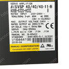FANUC A06B-6320-H332 40/40/40-11-B model nameplate