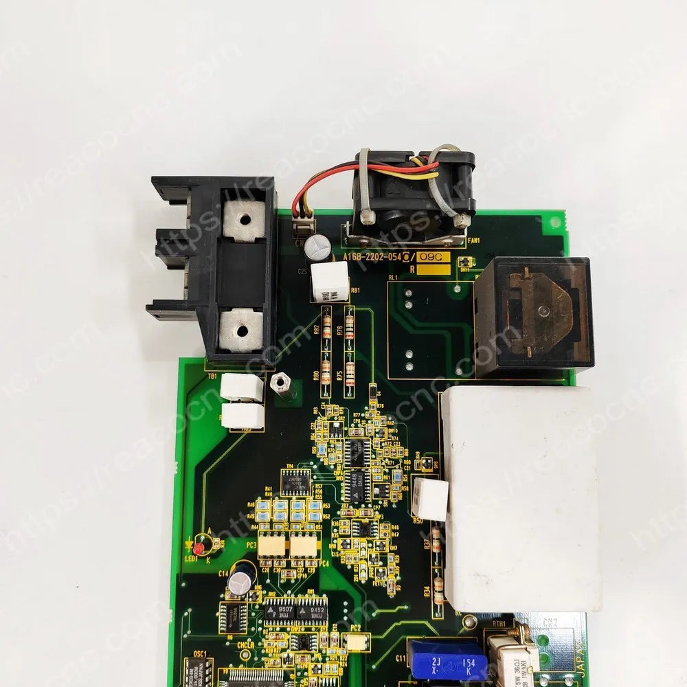 FANUC A16B-2202-0540 power PCB model and revision label
