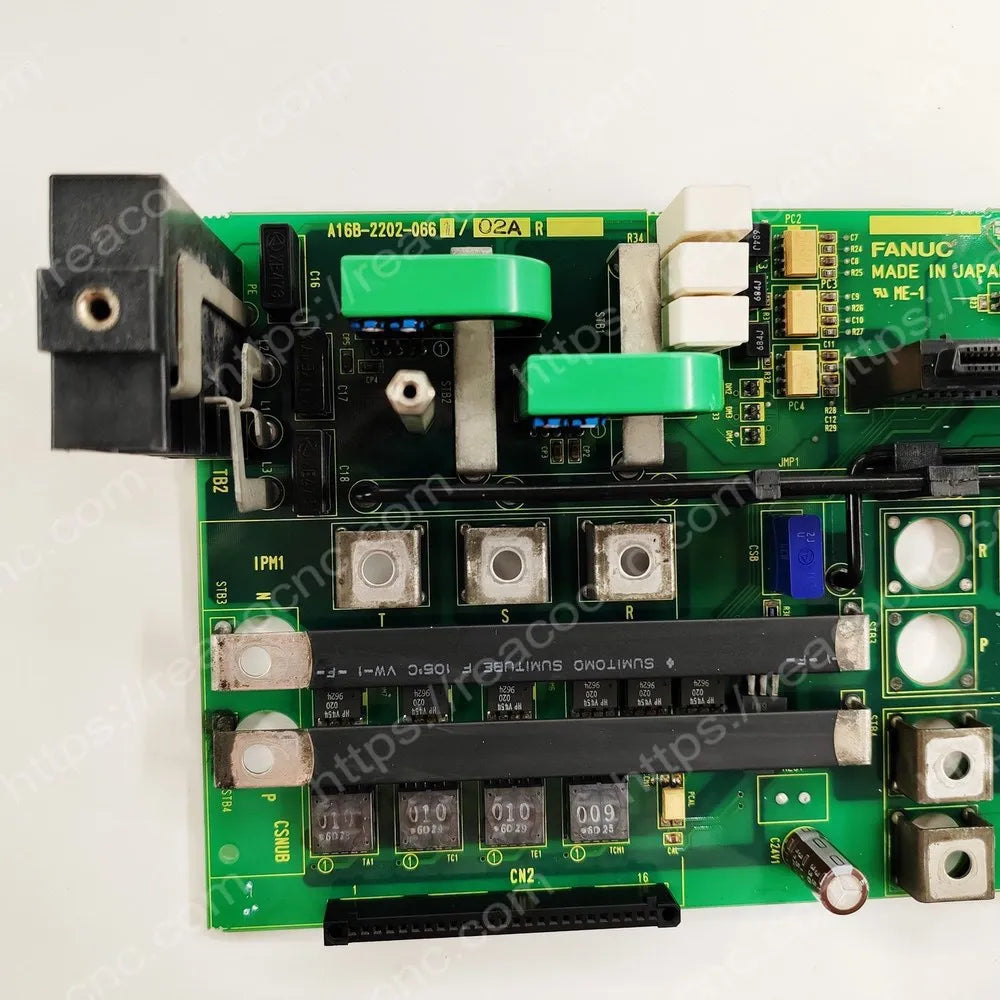FANUC A16B-2202-0661 wiring board model and revision label