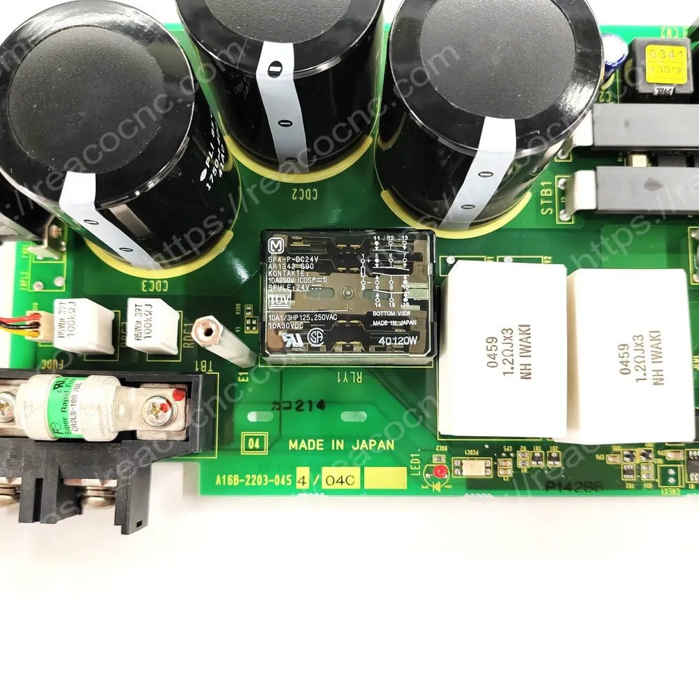 FANUC A16B-2203-0454 power board model and revision marking