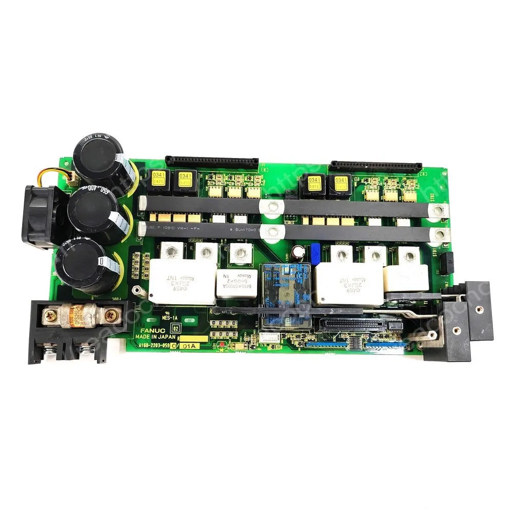 FANUC A16B-2203-0590 SVM2-12/40 servo wiring PCB main view