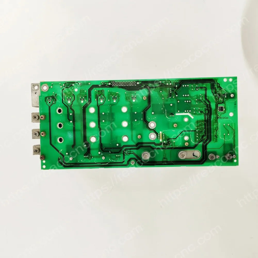 FANUC A16B-2203-0620 spindle power PCB rear solder view