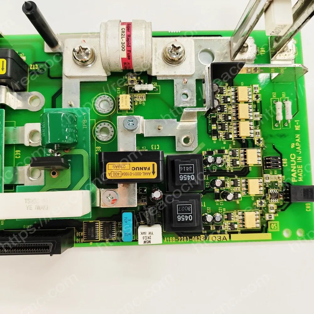 FANUC A16B-2203-0623 power board model and revision label