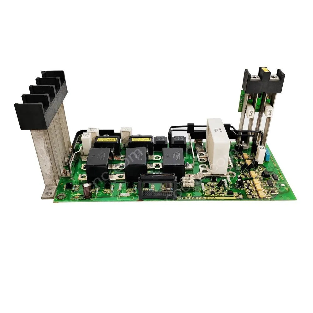 FANUC A16B-2203-0631 alpha iPS 30 power supply wiring PCB main view