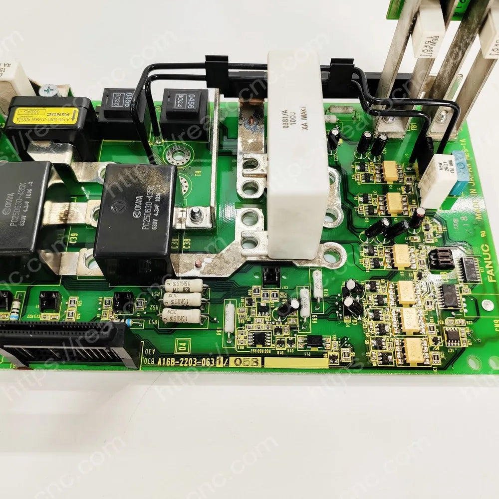 FANUC A16B-2203-0631 PCB model and revision label
