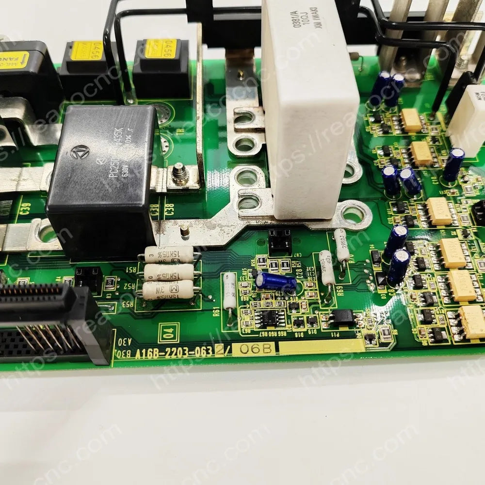 FANUC A16B-2203-0632 PCB model and revision label