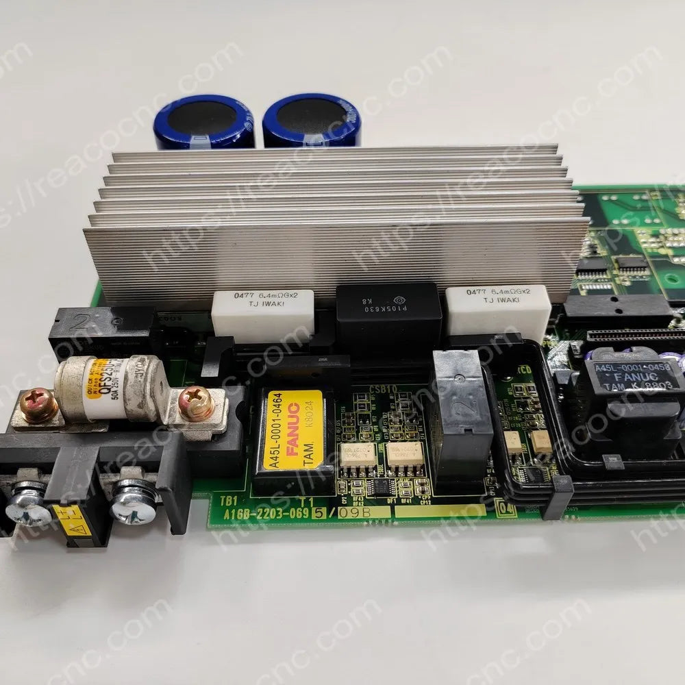 FANUC A16B-2203-0695 PCB model and revision label