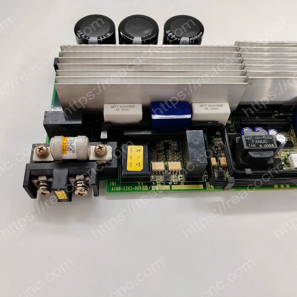 FANUC A16B-2203-0698 PCB model and revision label