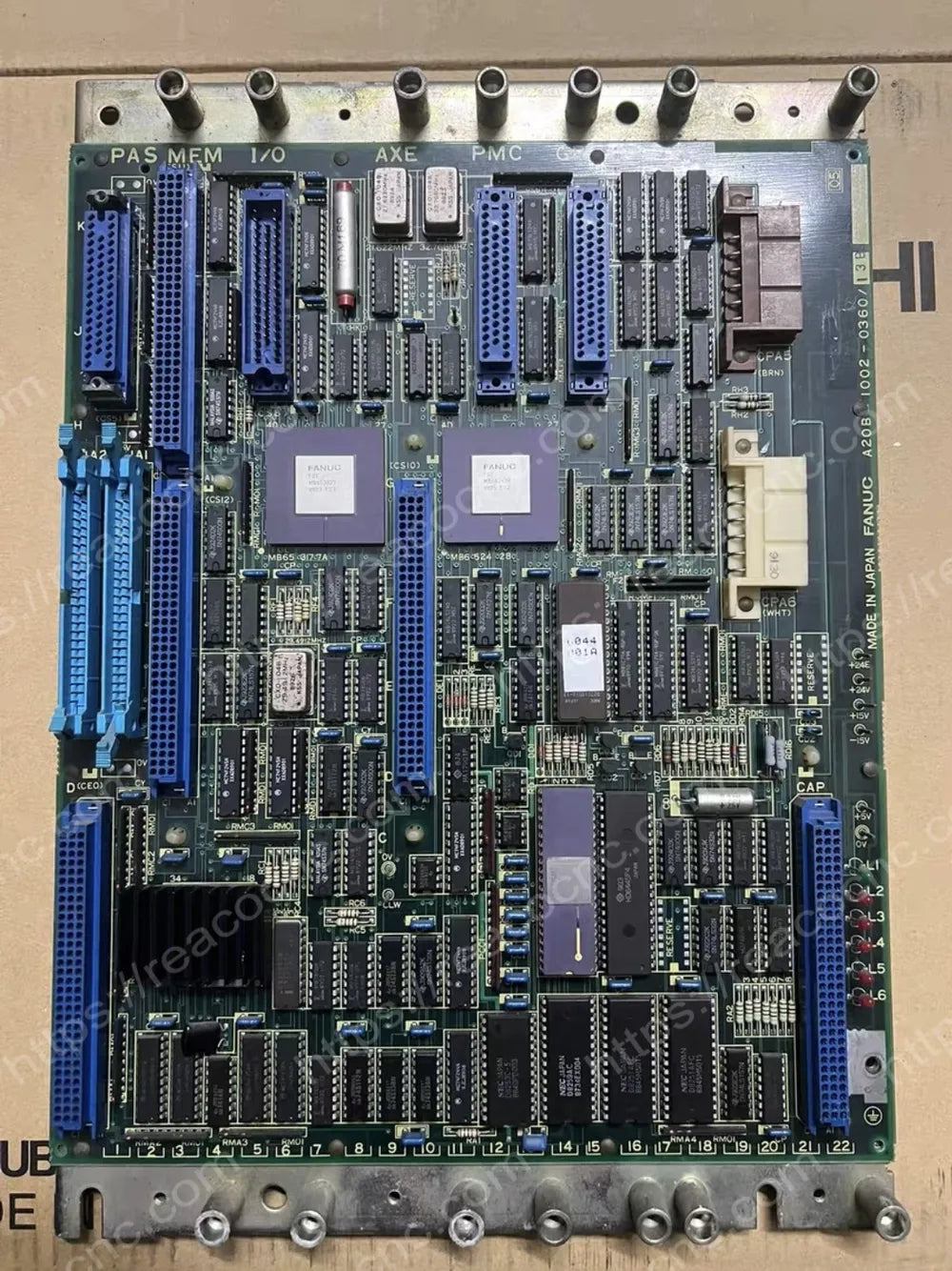 FANUC A20B-1002-0360 Series 0-C 16-bit master PCB main view