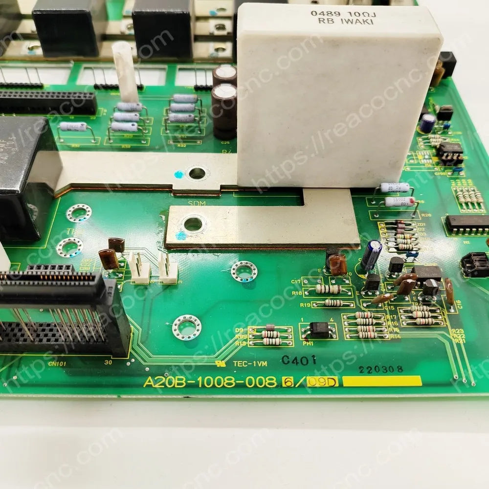 FANUC A20B-1008-0086 power board part number label