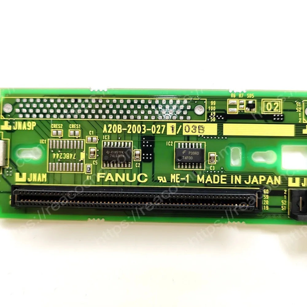 FANUC A20B-2003-0271 back panel model and revision label