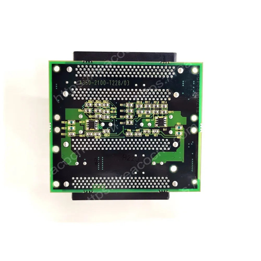 FANUC A20B-2100-0220 backplane PCB rear circuit view