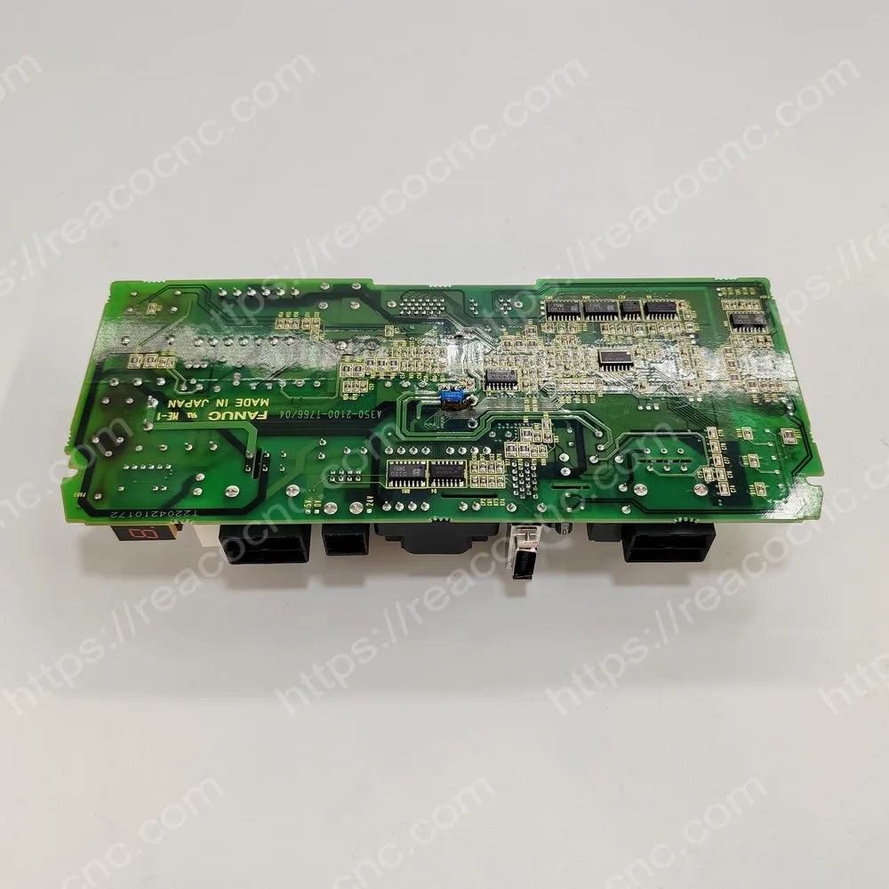 FANUC A20B-2100-0761 control PCB rear solder view