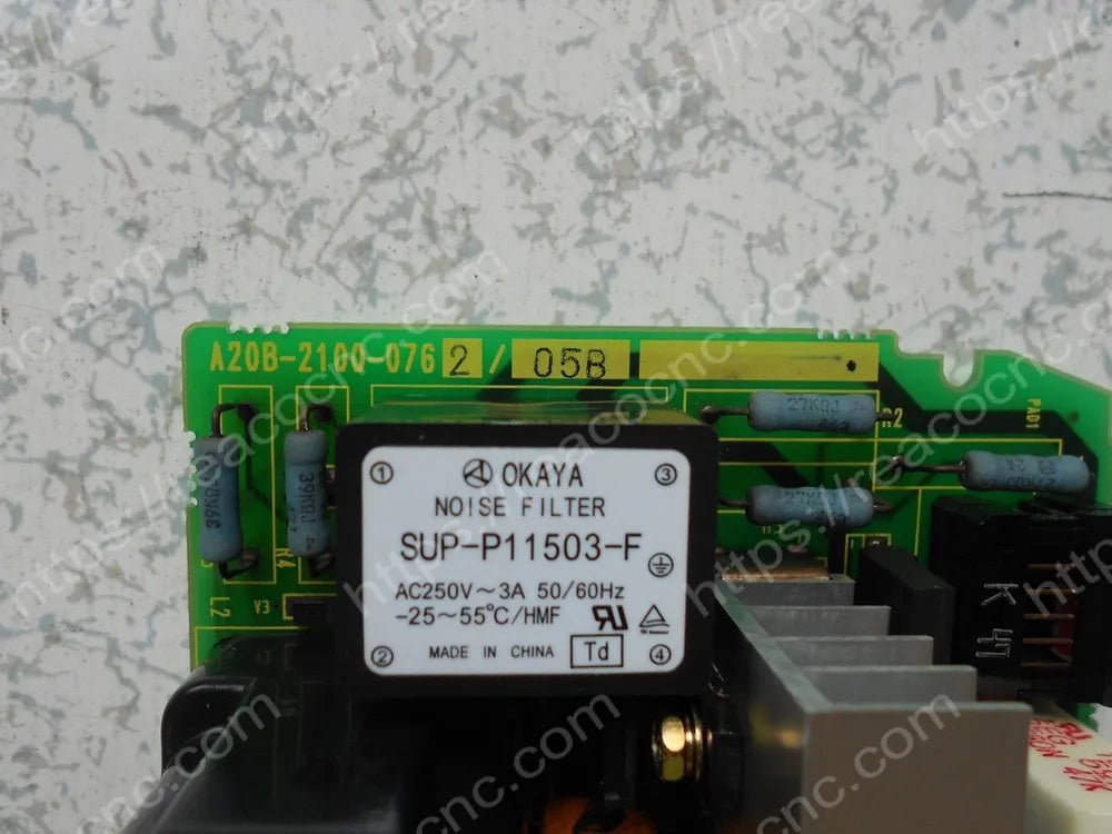 FANUC A20B-2100-0762 PCB number and revision label