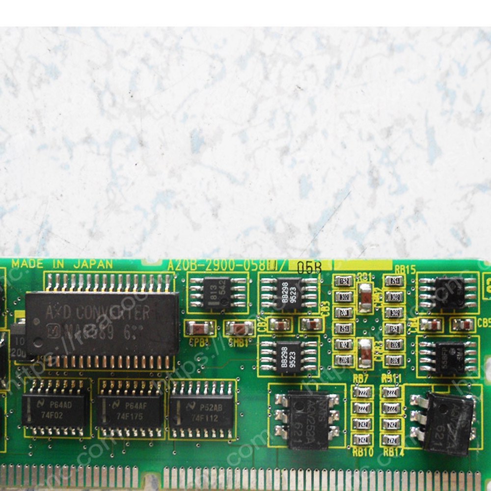 FANUC A20B-2900-0580 A/D converter module model label view