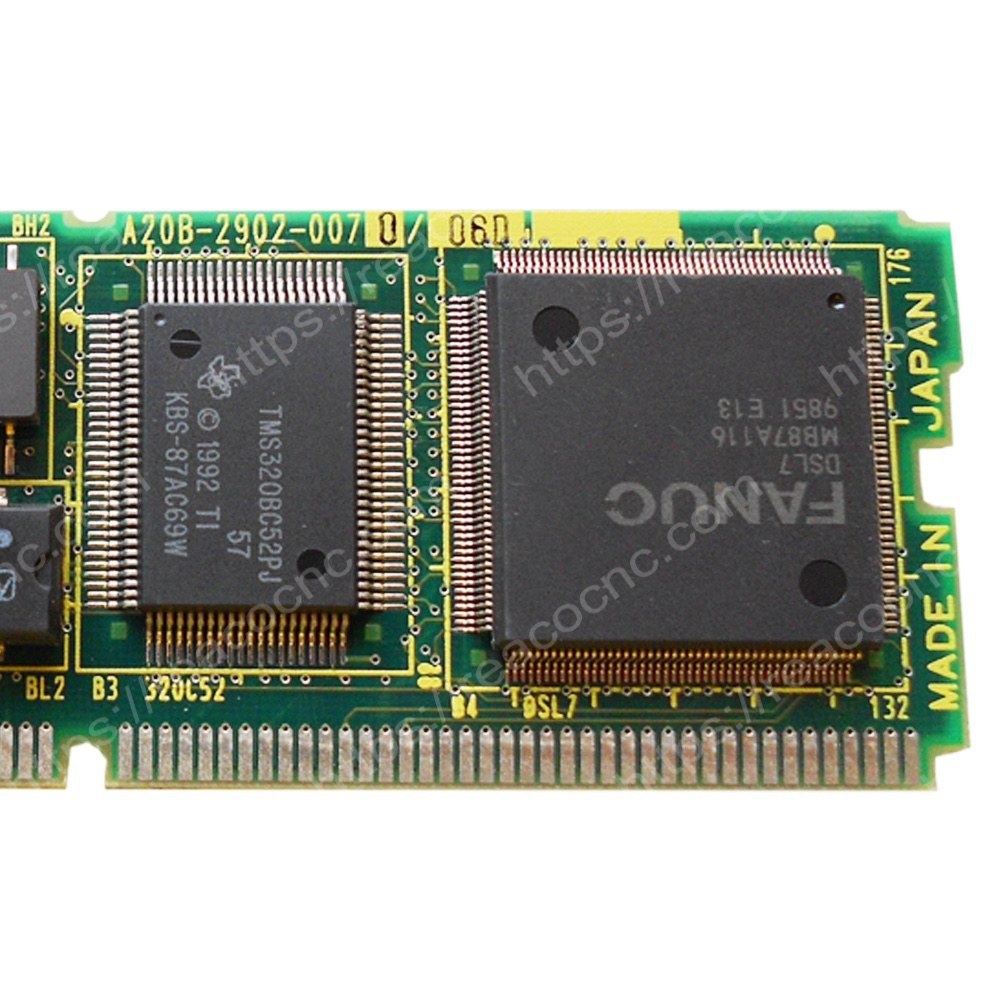FANUC A20B-2902-0070 serial servo control module model label view