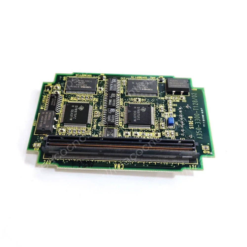 FANUC A20B-3300-0120 axis control card rear circuit view
