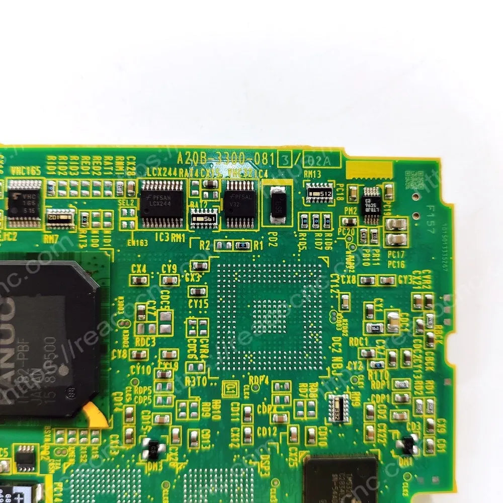 FANUC A20B-3300-0813 servo card model and revision label