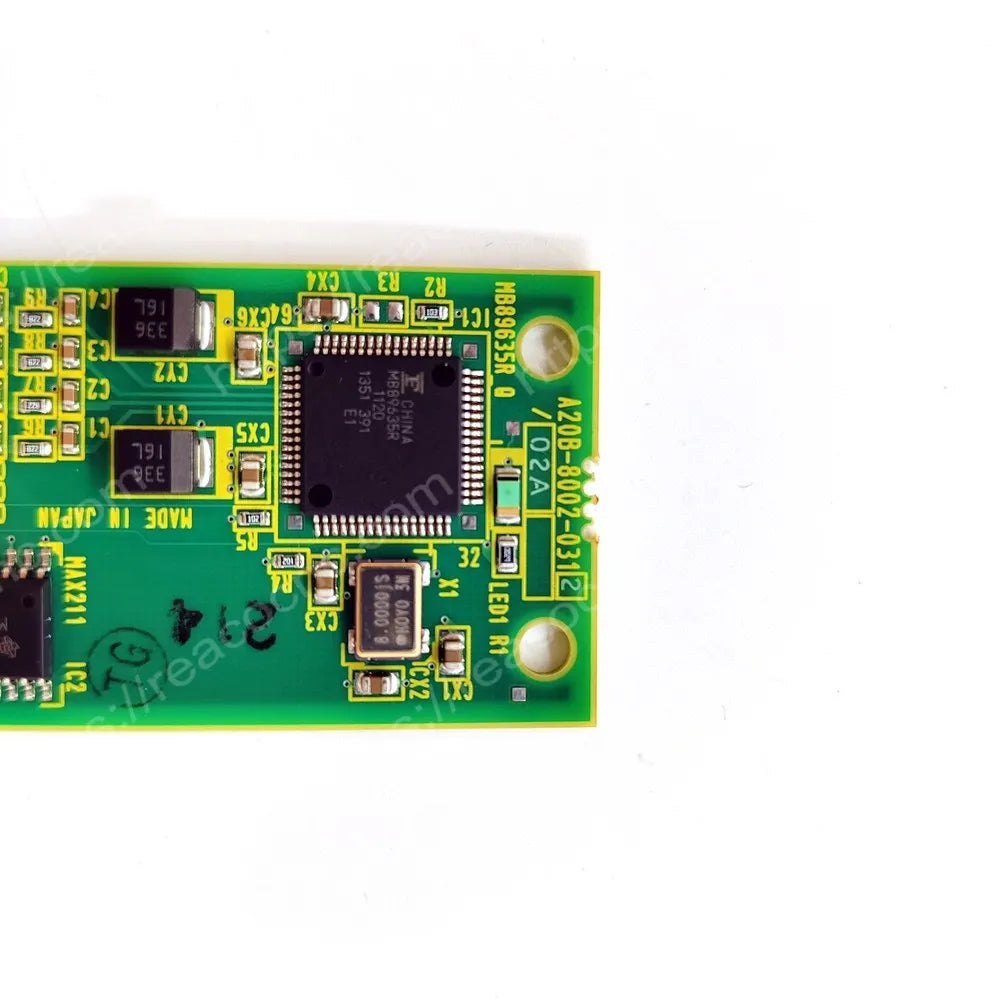 FANUC A20B-8002-0312 touchscreen control board model label
