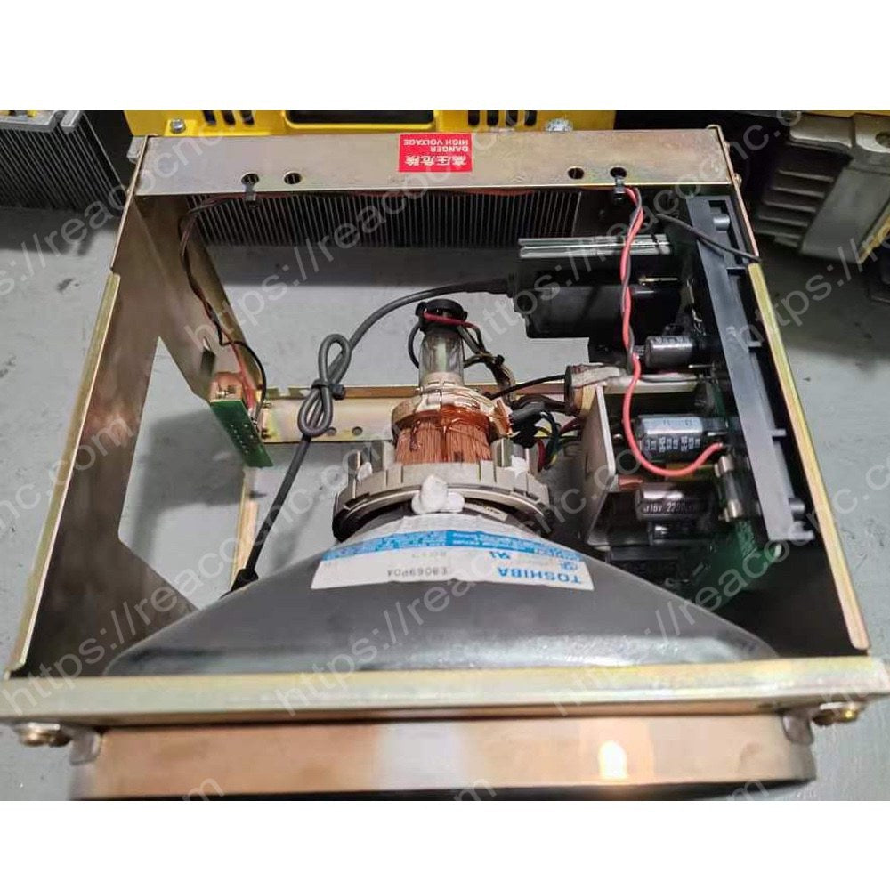 FANUC A61L-0001-0093 9 inch CRT monitor side view