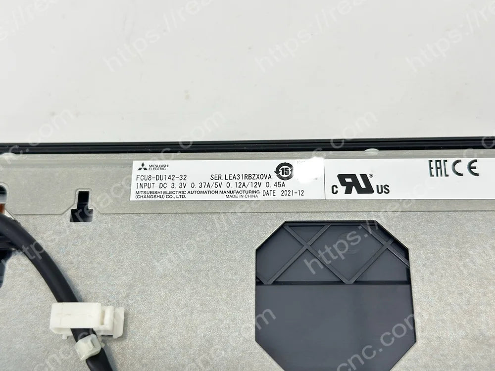 FCU8-DU142-32 Mitsubishi display unit model label