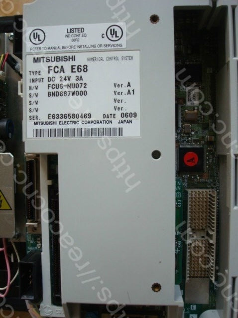 Back view of Mitsubishi FCA E68 System - Buy/Repair unit FCA E68