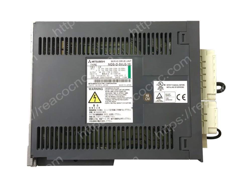 Buy Mitsubishi MDS-D-SVJ3-10 Servo Drive - Full front view - Repair Service available for MDS-D SVJ3 10