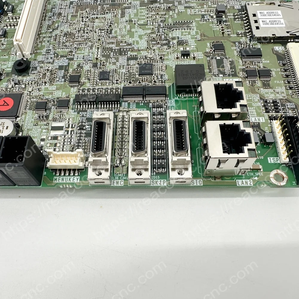 Mitsubishi WN768 PCB connector and interface detail