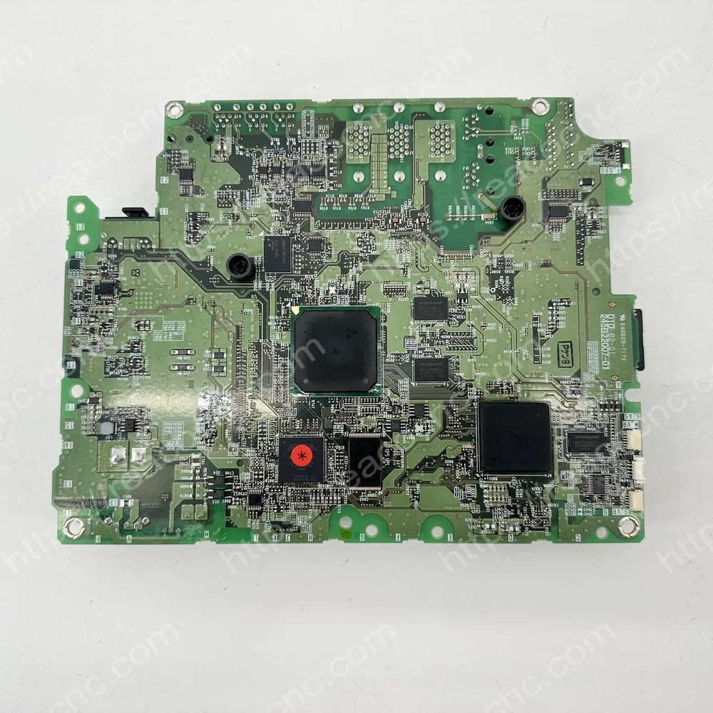 Mitsubishi WN768 CNC PCB rear solder-side view